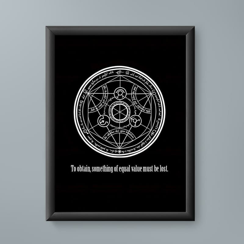 تابلو مدل انیمه فول متال آلکمیست 09 Fullmetal Alchemist anime