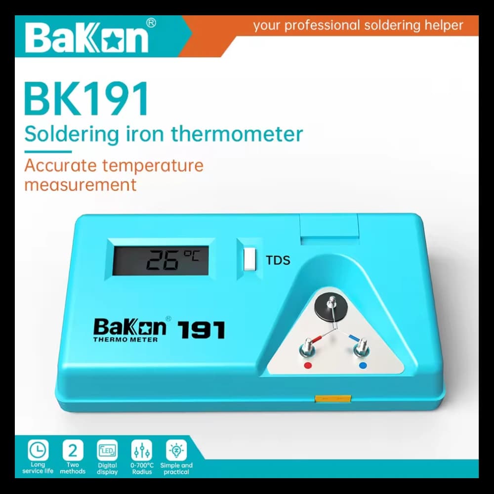 دماسنج و تستر دمای نوک هویه باکون (BAKON) BK191