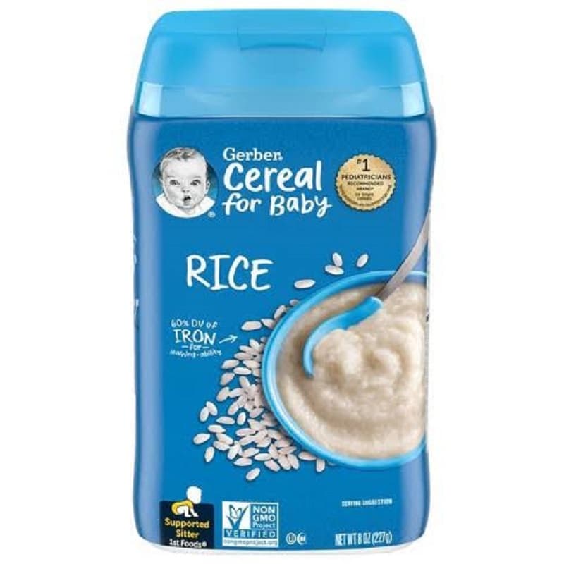 سرلاک میکس غلات گربر 227 گرمی +6 ماه