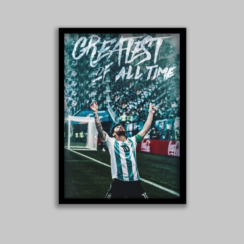 تابلو مدل لیونل مسی Lionel Messi کد LA-G10553-2