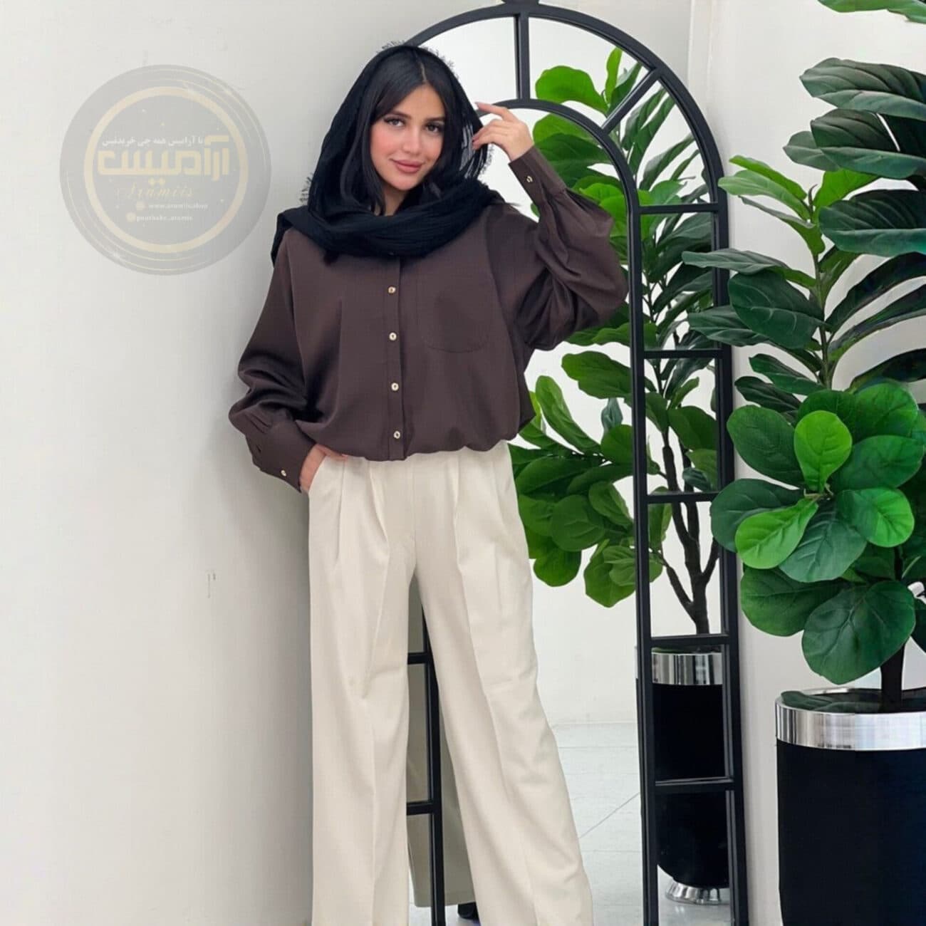 بامبر زنانه آستردار پرنسا