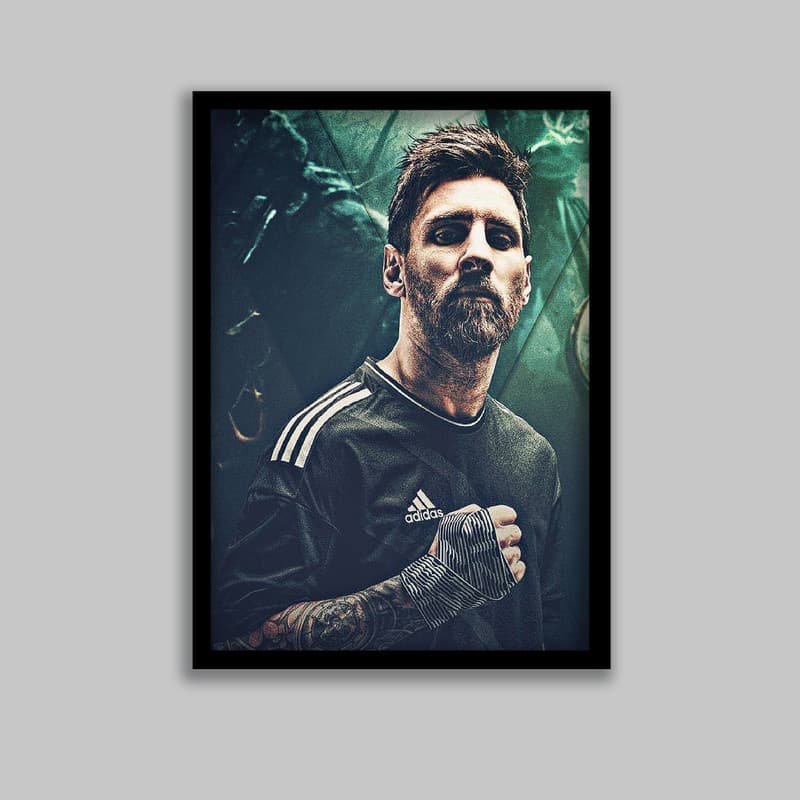 تابلو مدل لیونل مسی Lionel Messi کد LA-G10557-2