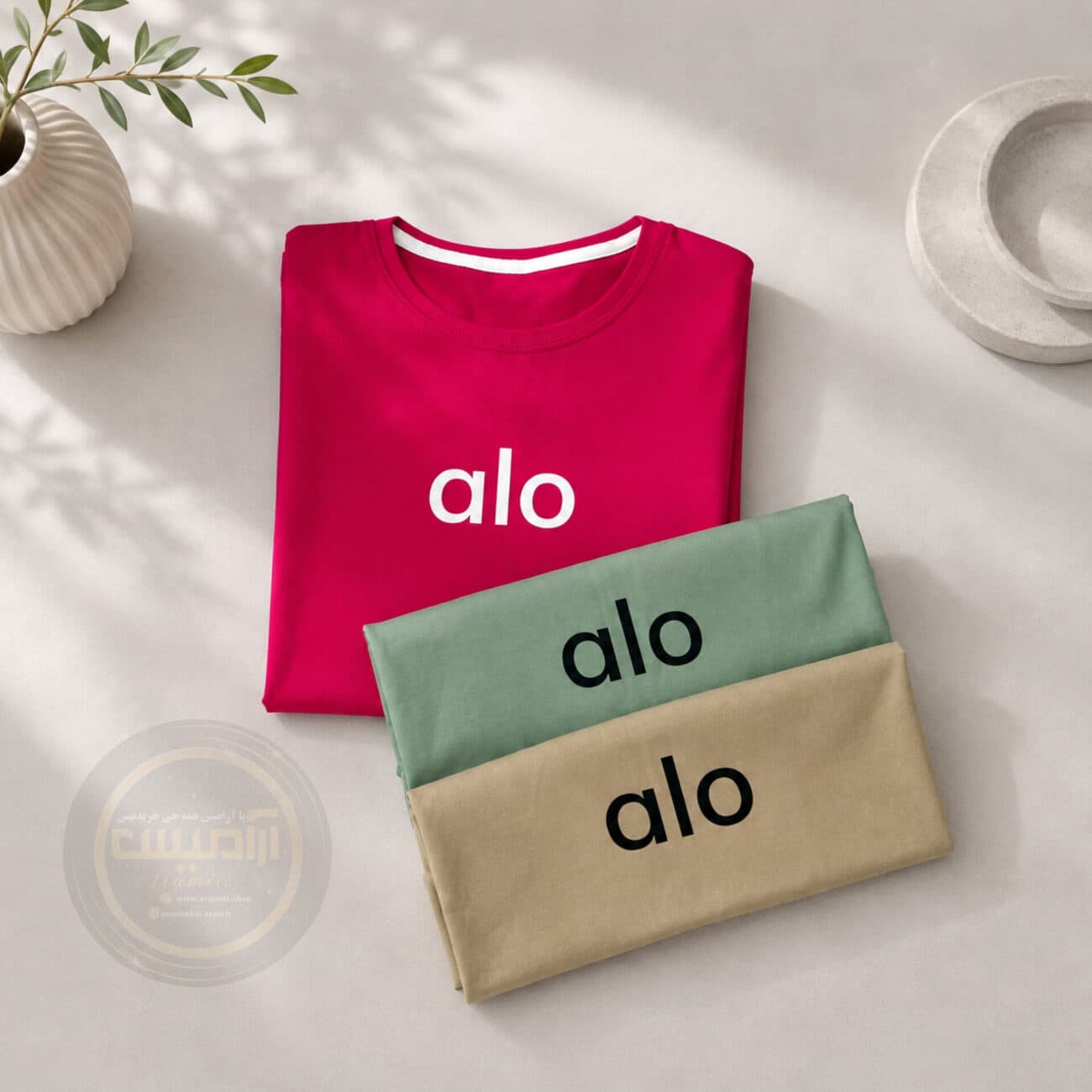 تیشرت زنانه پنبه باکسی alo