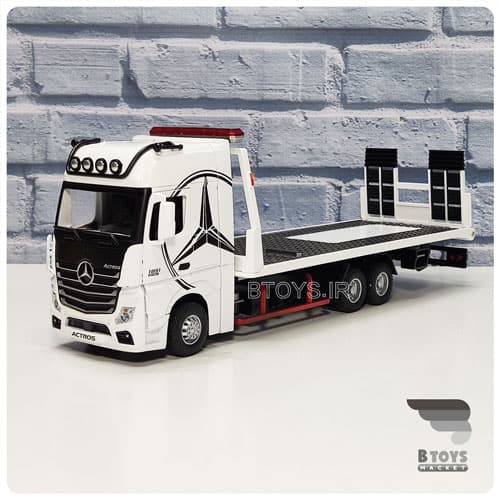 ماکت کامیون خودرو بر مرسدس بنز آکتروس اورجینال سفید(Mercedes Benz Actros)