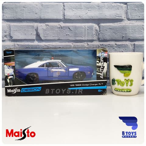 ماکت دوج چارجر 1969 پلیس مایستو(Dodge charger Police 1969 Maisto) — تصویر ۷