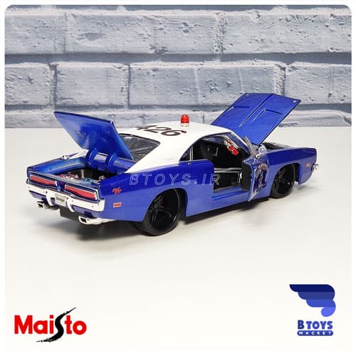 ماکت دوج چارجر 1969 پلیس مایستو(Dodge charger Police 1969 Maisto) — تصویر ۳