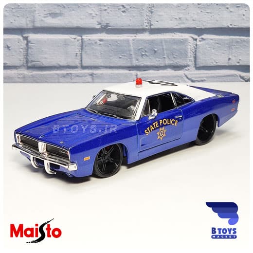ماکت دوج چارجر 1969 پلیس مایستو(Dodge charger Police 1969 Maisto) — تصویر ۲