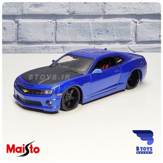 ماکت شورولت کامارو 2010آبی مایستو(Chevrolet Camaro 2010 Maisto)