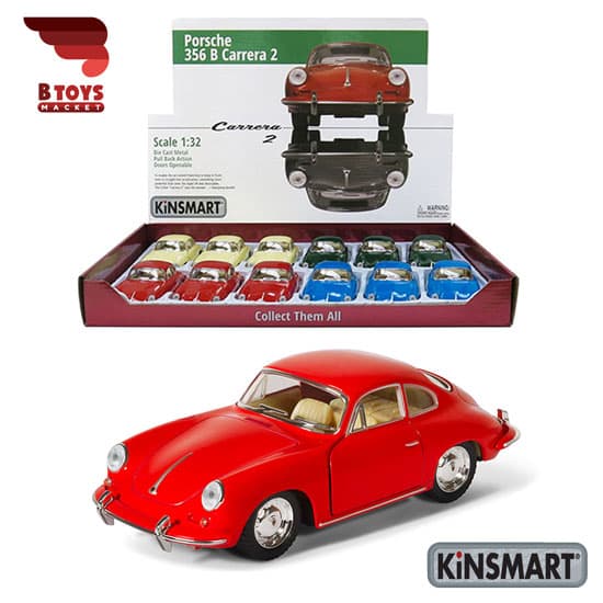 ماکت پورشه کارِرا 356 کینسمارت(Porsche carrera 356 kinsmart)