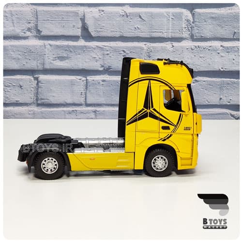 ماکت کشنده مرسدس بنز اکتروس اورجینال زرد(1/36) mercedes benz actros — تصویر ۷