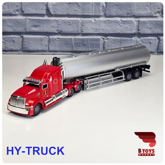 ماکت تریلی حمل سوخت پیتربیلت های تراک(1/50)HY-TRUCK