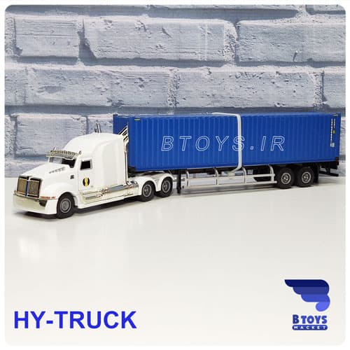 ماکت تریلی پیتربیلت کانتینر دار های تراک(1/50) HY-TRUCK