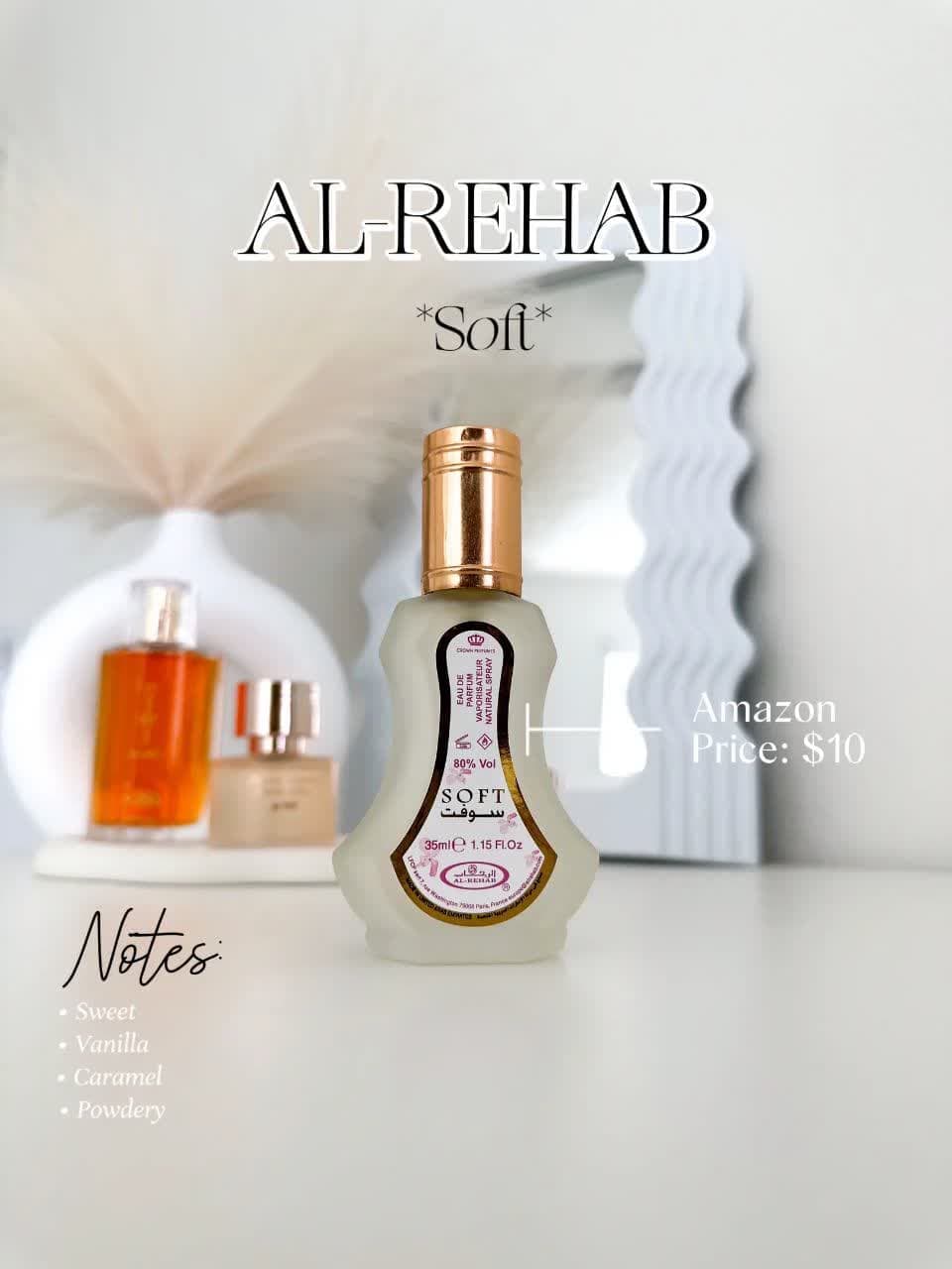 ادکلن سافت soft برند الرحاب امارات 35میل