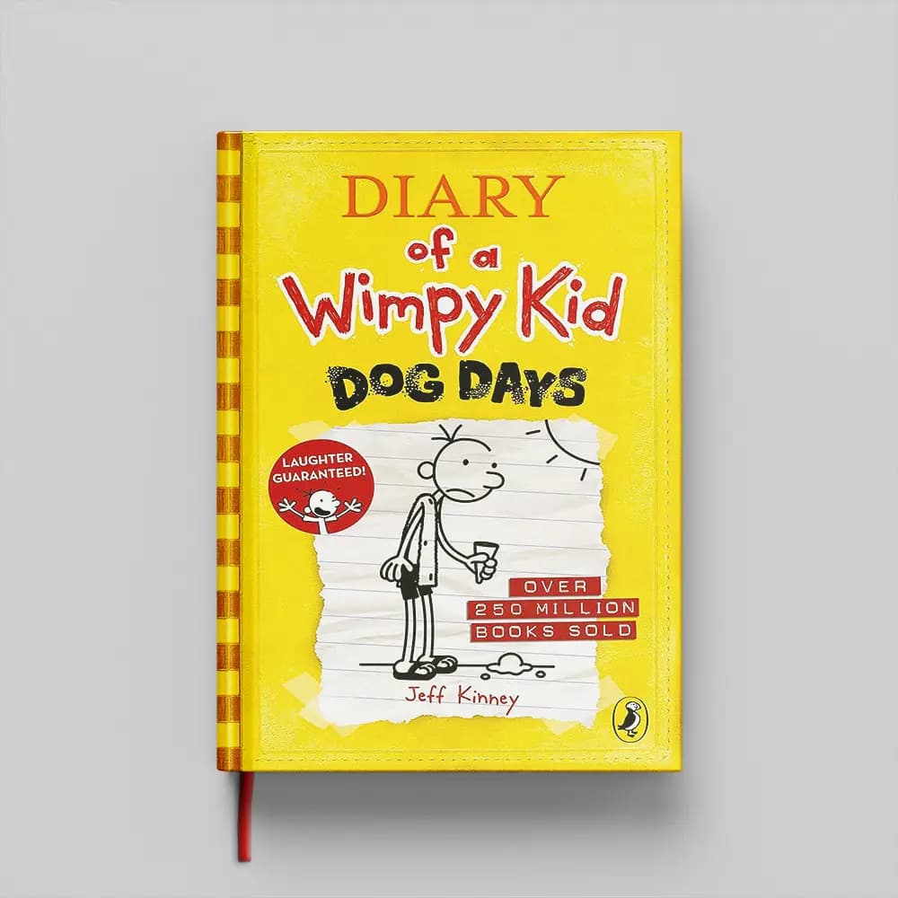 کتاب Diary Of A Wimpy Kid Dog Days جلد سخت (HARDCOVER)