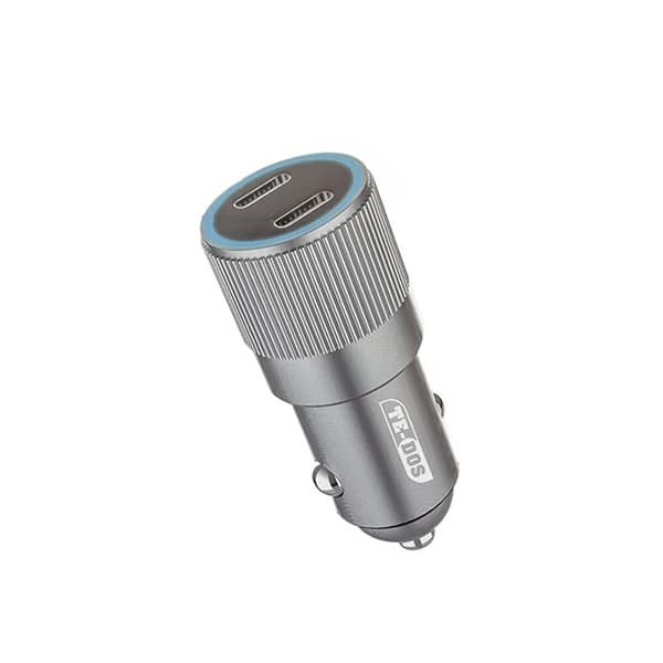 شارژر فندکی تی دوس سوپر فست شارژ مدل TE-DOS CC4015 18W بدون کابل شارژ