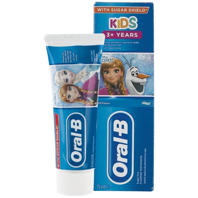 خمیر دندان کودک +3 سال اورال بی مدل Frozen حجم 75 میل