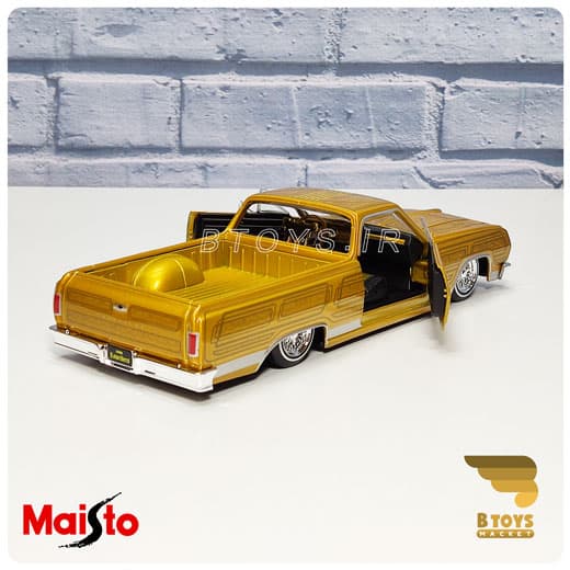 ماکت ماشین فلزی وانت شورولت ال کامینو 1965طلایی(Chevrolet Elcamino Maisto) — تصویر ۳