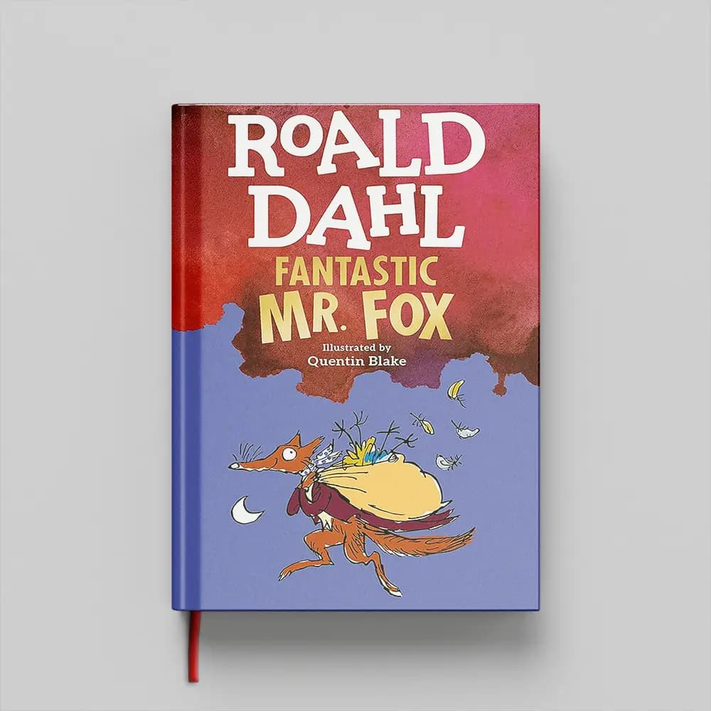 کتاب Fantastic Mr Fox Roald Dahl جلد سخت (HARDCOVER) — تصویر ۲