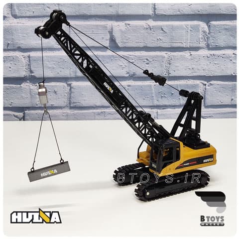 ماکت فلزی جرثقیل چرخ زنجیری هوینا HUINA مدل1720