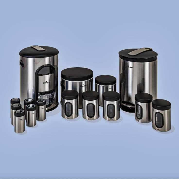 سرویس 14 پارچه استیل یونیک(1)/3505
