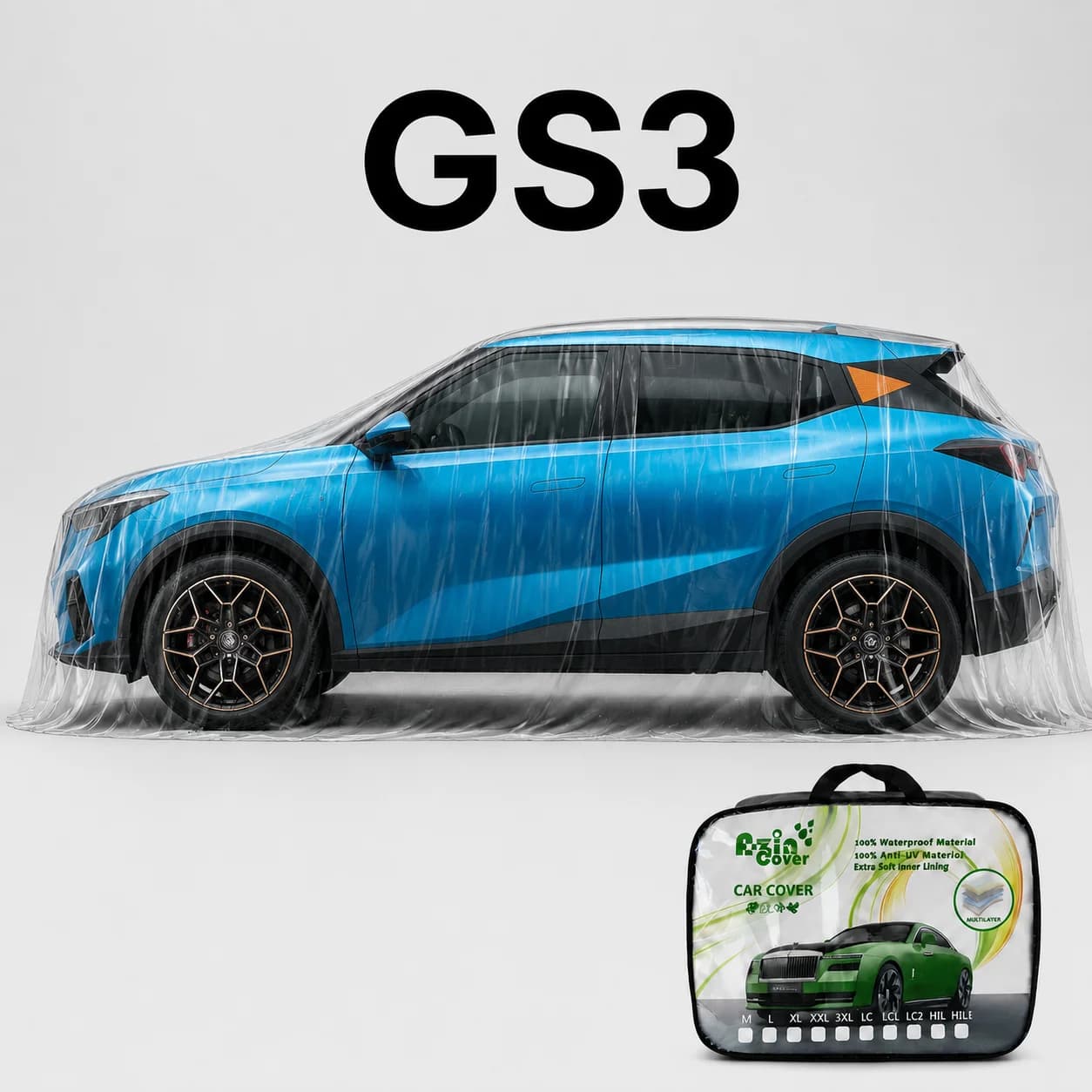 چادر 4 فصل چند لایه GAC GS3 آذین روکش