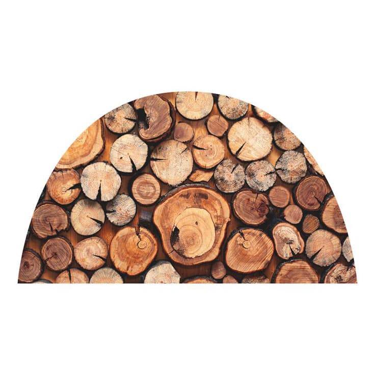 پادری مخمل نیم دایره طرح میوه و چوب 50*90 — تصویر ۶