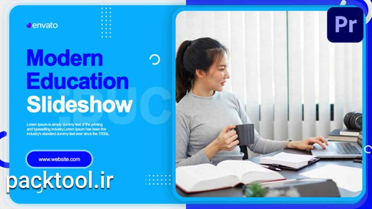 دانلود پروژه آماده پریمیر اسلایدشو آموزشی Education Slideshow