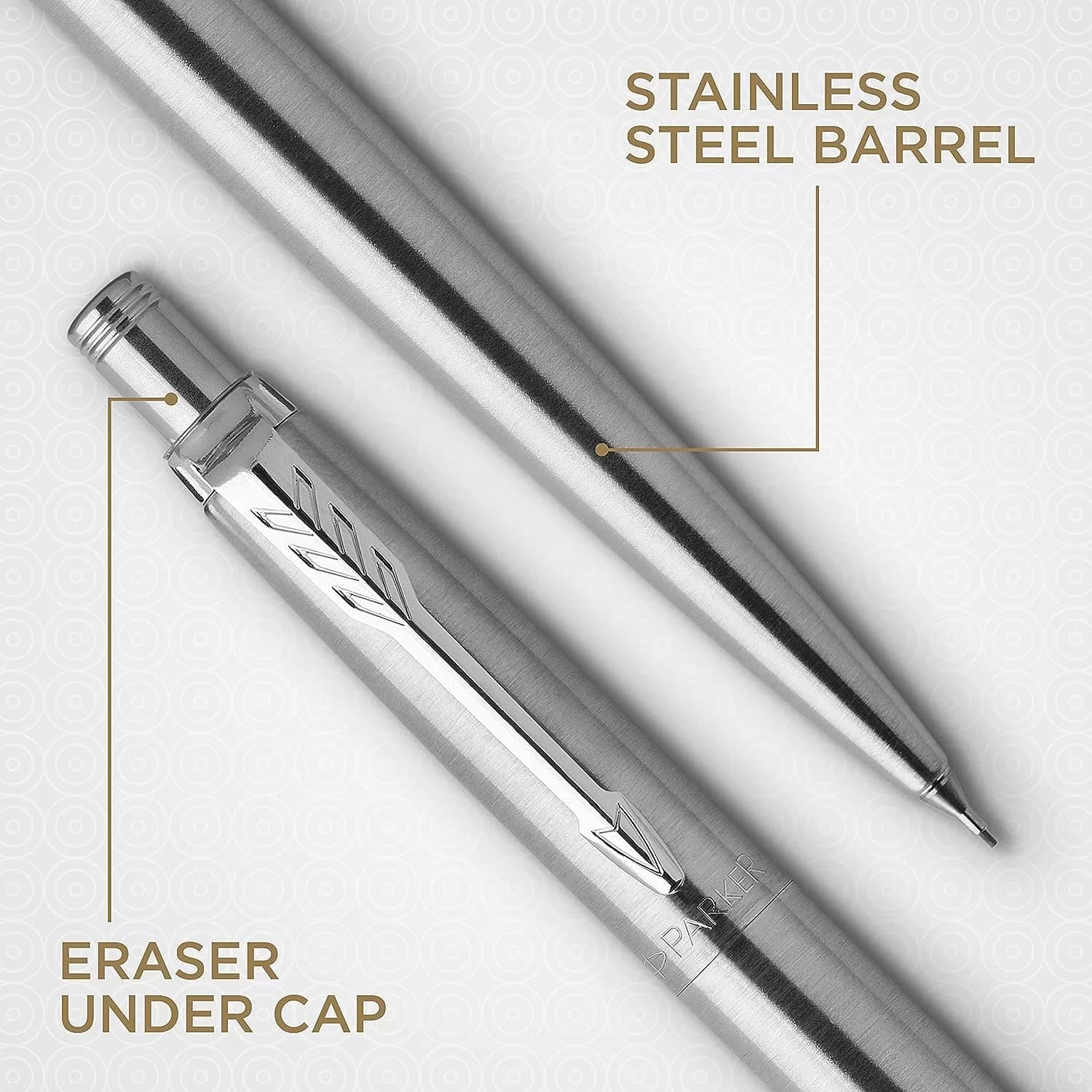 اتود ژوتر تمام استیل گیره کروم – Jotter Stainless Steel Mechanical Pencil — تصویر ۳