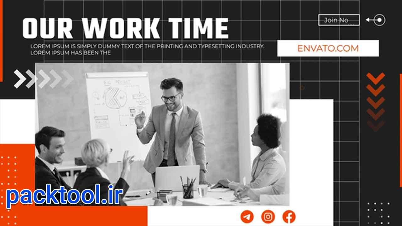 دانلود پروژه آماده پریمیر پرو اسلایدشو شرکتی Business Slideshow