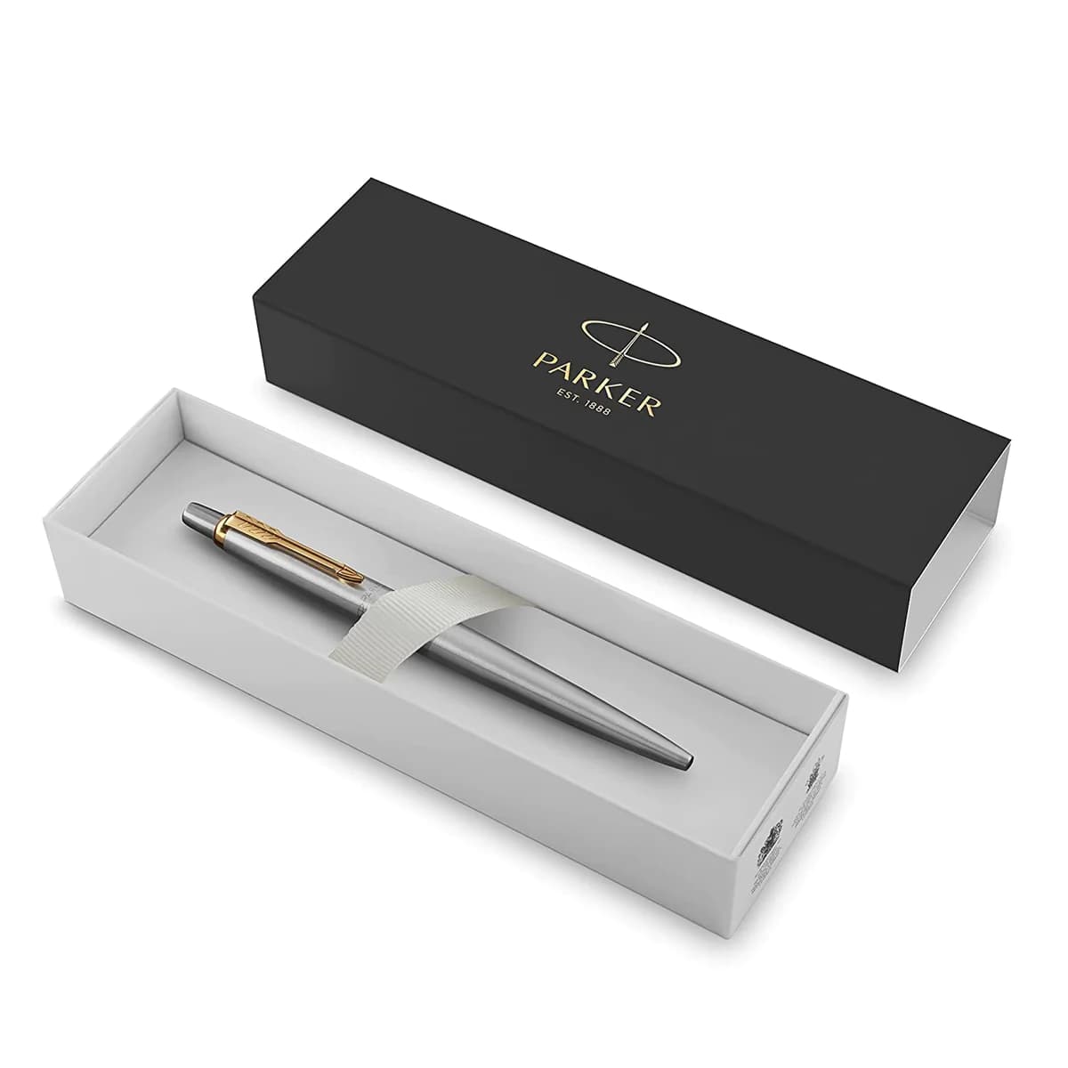 خودکار ژوتر تمام استیل گیره طلا | Jotter Steel Gold Ballpoint
