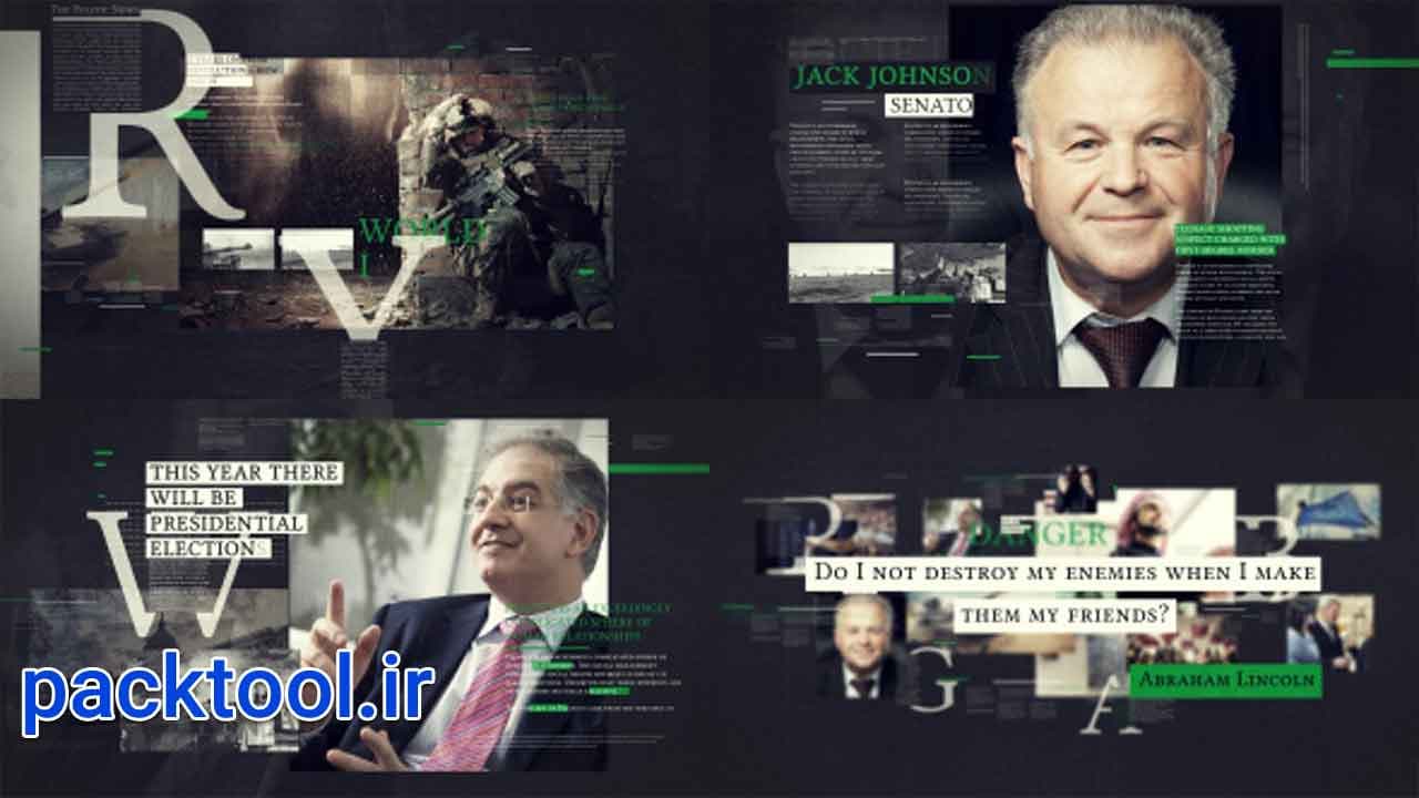 دانلود پروژه آماده افتر افکت تیزر تبلیغاتی سیاسی و اقتصادی Political Promo TV