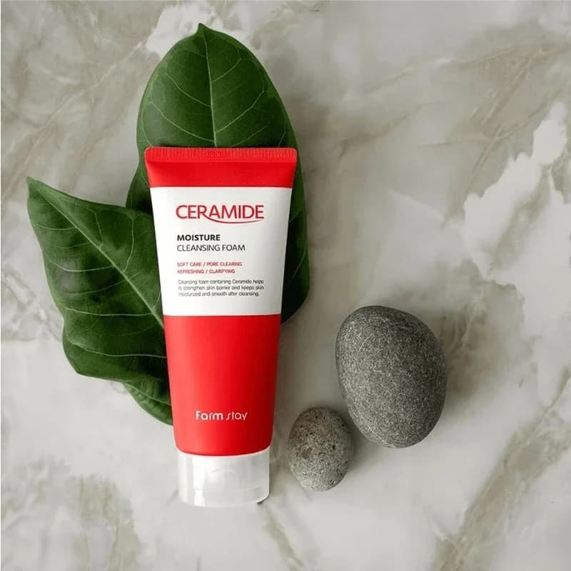 فوم شستشو صورت فارم استی مدل سرامید حجم 180 میلی لیتر — تصویر ۴