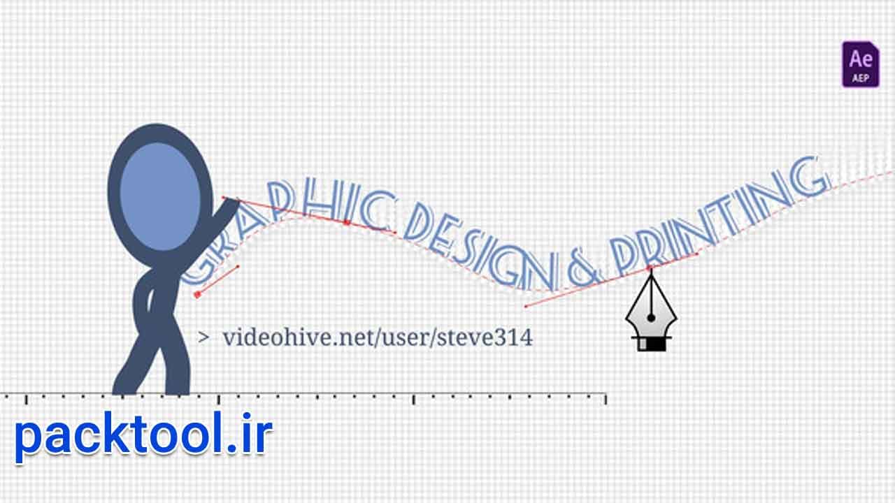 دانلود پروژه افتر افکت موشن گرافیک طراحی وب سایت Graphic & Web Design