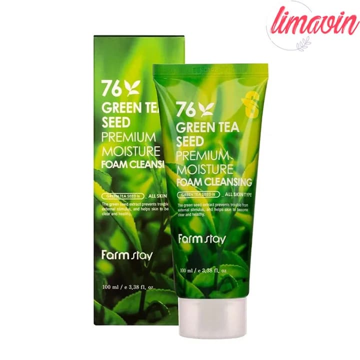 فوم شستشو صورت فارم استی مدل GREEN TEA SEED حجم 100 میلی لیتر — تصویر ۲