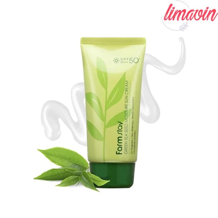 کرم ضد آفتاب بدون رنگ فارم استی SPF 50 مدل چای سبز ‌مناسب پوست‌های چرب و مختلط حجم 70 میلی‌لیتر — تصویر ۲