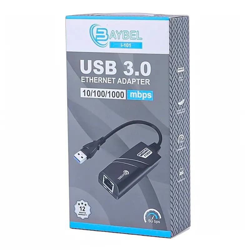 کارت شبکه USB3.0 به LAN گیگابیت BAYBEL مدل i-101 — تصویر ۳