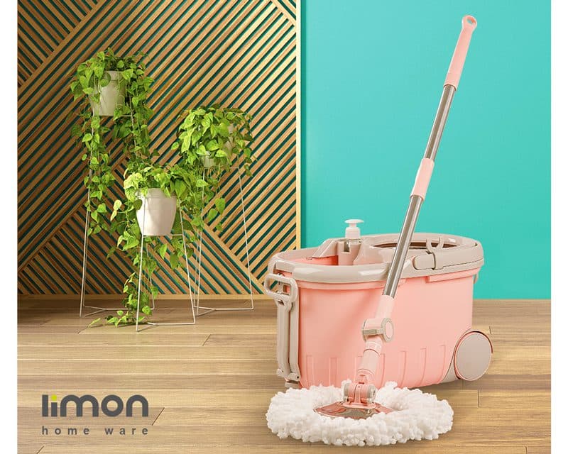 سطل و زمین شوی بدون پدال لیمون کد ۲۰۲۱۰۰