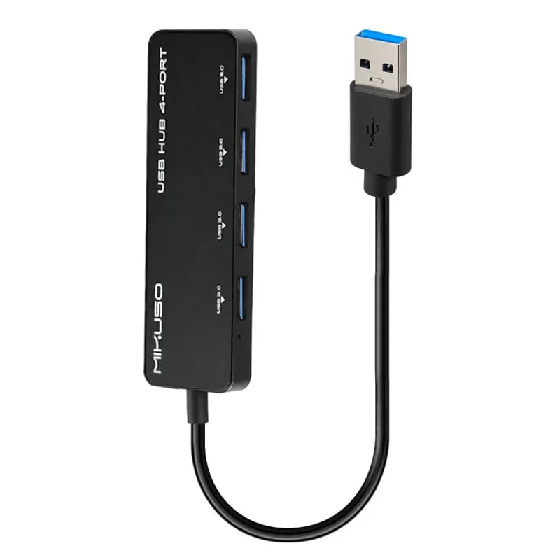 هاب 4 پورت USB2.0 و MIKUSO USB3.0 مدل HUB-010 طول 30CM — تصویر ۲