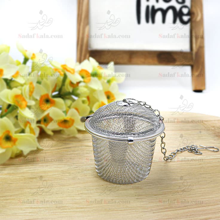 صافی چای زنجیر دار توپی بزرگ