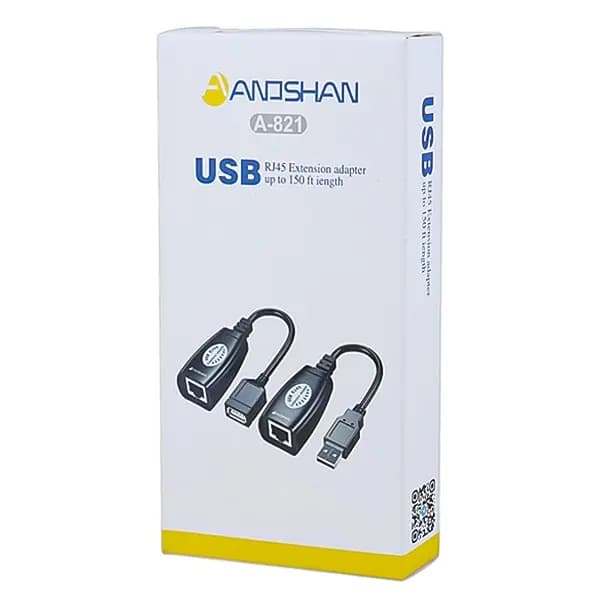 تبدیل اکستندر USB با کابل شبکه آنوشان مدل A-821 — تصویر ۳