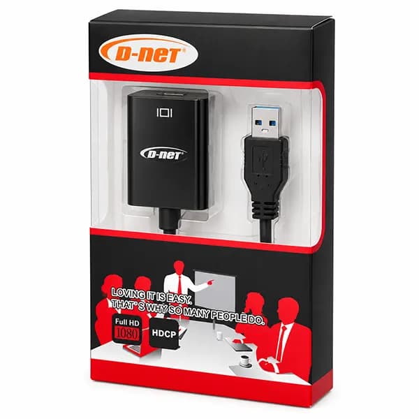 تبدیل USB به HDMI دی نت Full HD 1080P — تصویر ۳