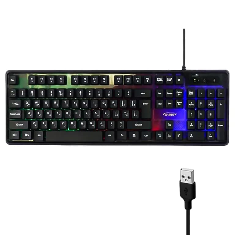 کیبورد مخصوص بازی RGB دی نت مدل DT-997 — تصویر ۲