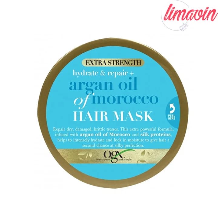 ماسک مو روغن آرگان مراکشی او جی ایکس مناسب مو خشک و آسیب دیده حجم 300 گرم — تصویر ۲