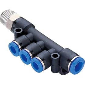 منیفولد پنوماتيک بغل دنده چند راهی تبدیلی PKD 10-08-03