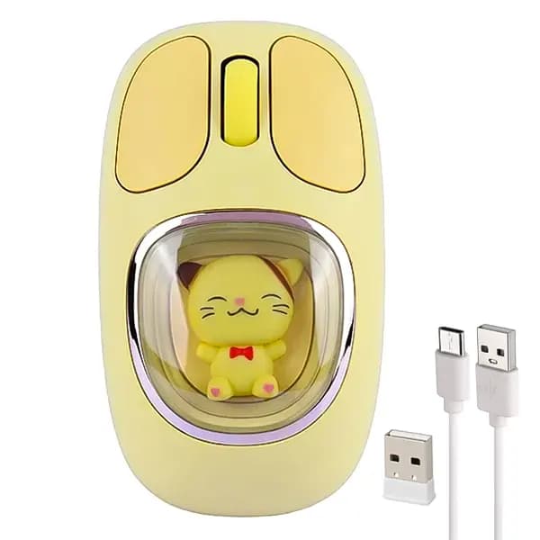 ماوس Bluetooth & wireless سایلنت شارژی ایلون مدل MEMOLE