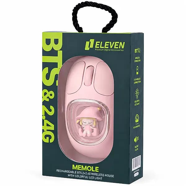 ماوس Bluetooth & wireless سایلنت شارژی ایلون مدل MEMOLE — تصویر ۲
