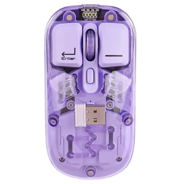 ماوس شفاف Bluetooth & wireless شارژی ایلون مدل WM913 — تصویر ۵