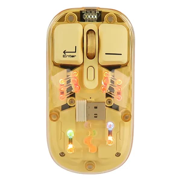 ماوس شفاف Bluetooth & wireless شارژی ایلون مدل WM913 — تصویر ۴