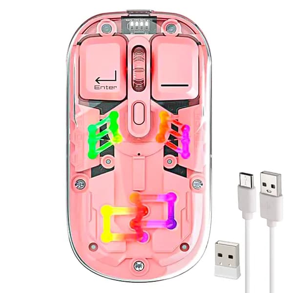 ماوس شفاف Bluetooth & wireless شارژی ایلون مدل WM913