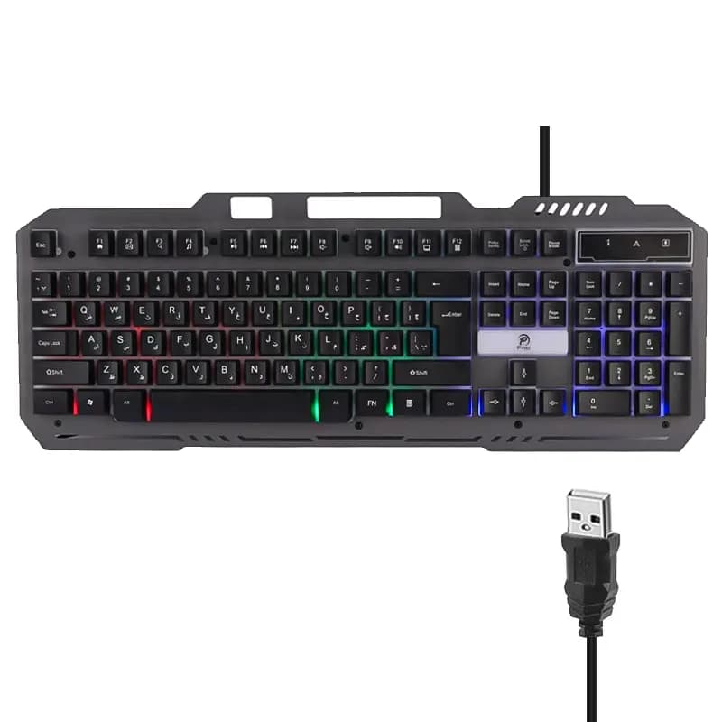 کیبورد مخصوص بازی RGB پی نت مدل KB-1700